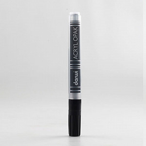 DARWI ACRYL fixa hrubá - Stříbrná 6 ml