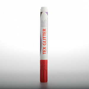 DARWI TEX GLITTER fixa na textil - Karmínová 6 ml