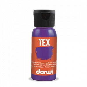 DARWI TEX barva na textil - Fialová 50 ml