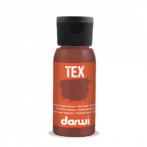 DARWI TEX barva na textil - Světle hnědá 50 ml