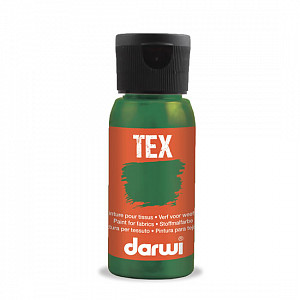 DARWI TEX barva na textil - Zelená moos 50 ml