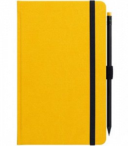 Notes s tužkou - žlutý