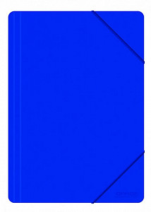 Spisové desky PP s gumičkou A4 500 µm - modrá