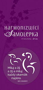 Harmonizující samolepka průhledná 