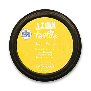 Razítkovací polštářek na textil IZINK textile - žlutý