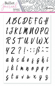 Razítka Stampo Bullet Journal - Abeceda kurzíva