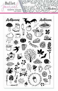 Razítka Stampo Bullet Journal - Podzim