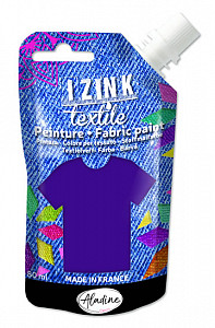 IZINK textilní barva - fialová 80 ml