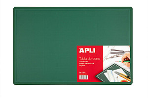APLI řezací podložka oboustranná 450 x 300 mm PVC - zelená