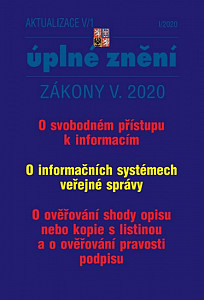 AKTUALIZACE 2020 V/1 Svobodný přístup k informacím - Informační systémy VS, Ověřování shody opisu, Ověřování pravosti opisu