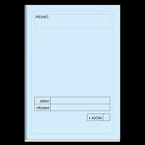 Školní sešit 4. ročník (modrý)