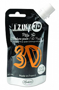 IZINK 3D reliéfní pasta 80 ml/safran, oranžová