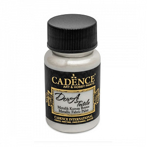 Metalická barva na textil Cadence Dora Textile - perleťová / 50 ml