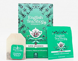 English Tea Shop Brusinka, ibišek a šípek - design mandala