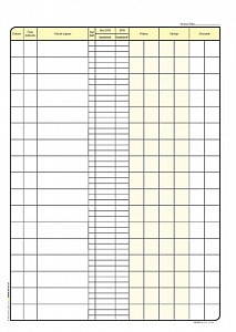 Pokladní kniha, A4, 48 listů