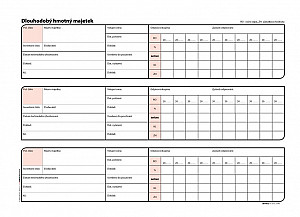 Inventární kniha, A4, 12 listů