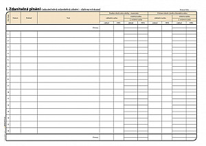 Kniha evidence DPH, A4, 32 listů