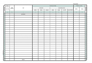 Daňová evidence podrobná pro plátce DPH, A4, 28 listů