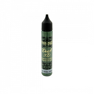 Metalická kontura a 3D barva Cadence Dora - zelená / 25 ml