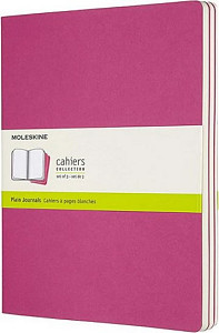 Moleskine: Sešity 3 ks čisté růžové L