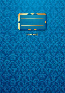 Sešit Premium modrá tapeta A4 - Sešity