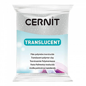 CERNIT TRANSLUCENT 56g stříbrná glitter