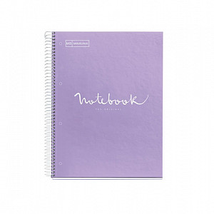 Miquelrius poznámkový blok Emotions A4, 90 g - tečky levandulový