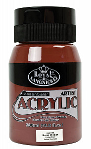Royal & Langnickel Akrylová barva 500ml BURNT UMBER