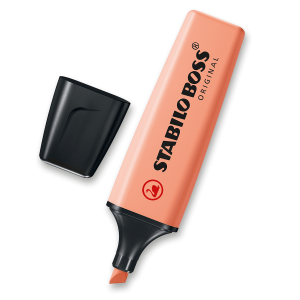 Zvýrazňovač STABILO BOSS ORIGINAL oranžový pastelový