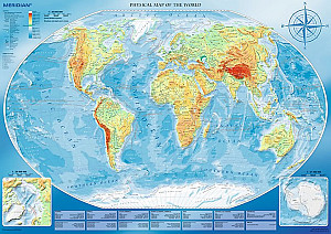 Puzzle Velká mapa světa/4000 dílků