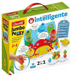 Jumbo Peggy jumbo pegs & pegboard - mozaika s velkými kolíčky