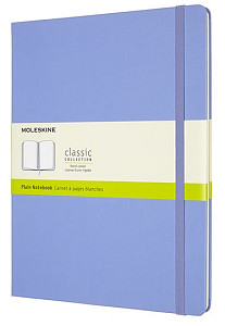 Moleskine: Zápisník tvdý čistý sv. modrý XL