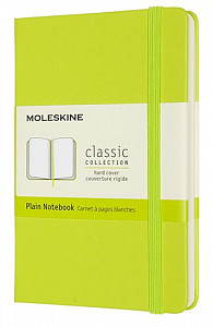 Moleskine Zápisník žlutozelený S, čistý, tvrdý