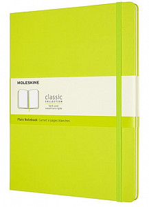 Moleskine Zápisník žlutozelený XL, čistý, tvrdý