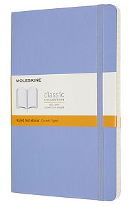 Moleskine Zápisník světle modrý L, měkký linkovaný