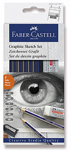 Faber - Castell Grafitové tužky Goldfaber sada 8 ks