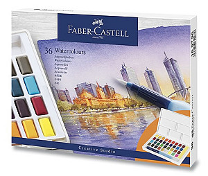 Faber - Castell Vodové barvy s paletou 36 ks