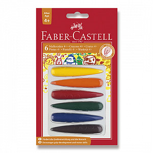 Faber - Castell Plastové pastelky do dlaně 6 ks