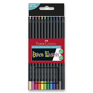 Faber - Castell Pastelky trojhranné Black Edition 12 ks
