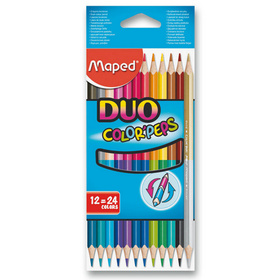Maped - Pastelky trojhranné Color´Peps Duo 24 barev