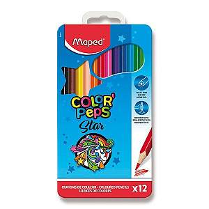 Maped - Pastelky Color´Peps Metal Box 12 ks