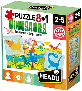 Headu: Puzzle 8+1 Dinosauři