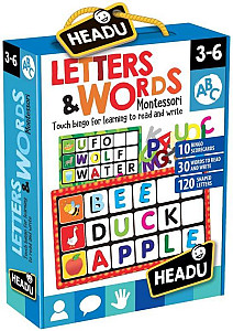 Headu: Montessori Bingo - Písmena a slova