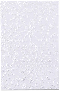 SIZZIX embosovací kapsa - Sněhové vločky 3D