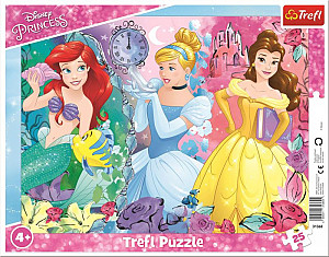 Puzzle: Kouzelné princezny 25 dílků