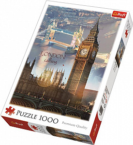 Puzzle: Londýn za úsvitu 1000 dílků