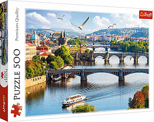 Puzzle: Pražské mosty, Česká republika 500 dílků