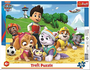 Trefl Puzzle Tlapková patrola / 25 dílků