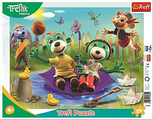 Trefl Puzzle Treflíci / 25 dílků
