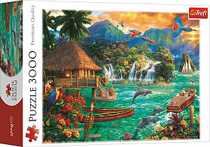 Puzzle: Život na ostrově 3000 dílků